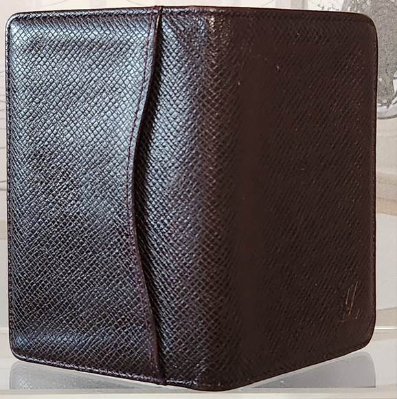 AUTHENTIC Louis Vuitton Taiga Organizer Depoche Business Card Holder - Picture 12 of 16